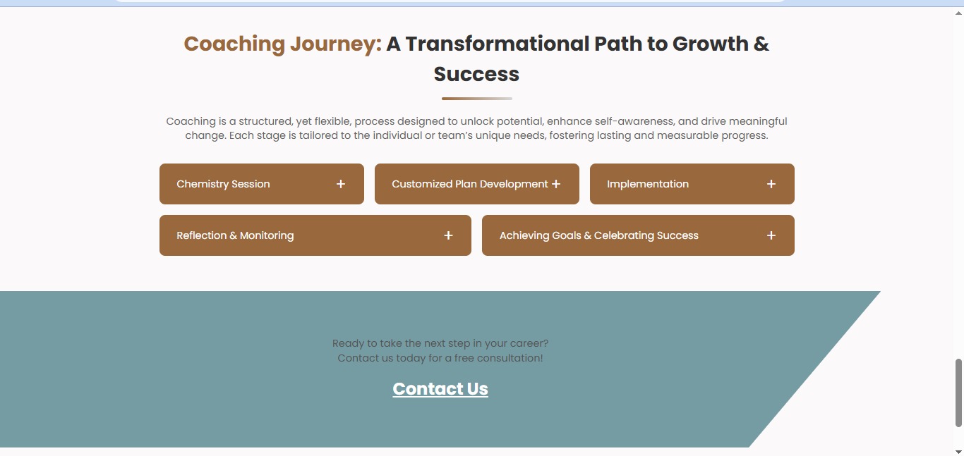 InPsyght Solutions Structured Coaching Journey Architecture